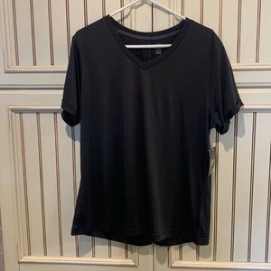 Men’s or women athletic work T-shirt. Charcoal gray brand new with tags XL